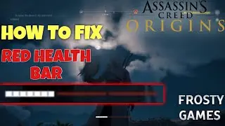 How to FIX RED HEALTH BAR in Assassins Creed Origins (Cursed Weapons)