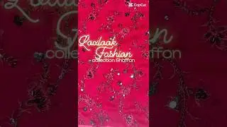 Hand work Shaffon Collection 2025 Loxlook | free Delivery | 14 Days return policy | unstitched suit
