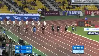100M Men Diamond League Doha Qatar 2012