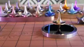 ForeverSpin Spinning Top - 24K Gold Plated Steel - Steady Spinner, appears stationary for over 30s