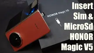 How To Insert Sim & MicroSD Card On HONOR Magic V5