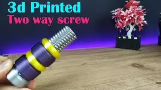 Amazing 3D Printed Two Way Screw 🔩