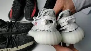 Comparison & On Feet: Yeezy 350 Boost V2 Collection - Bred, CBlack/Red, Zebra, CBlack/White