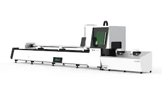 [LXSHOW Laser] professional cnc fiber laser tube cutting machine video show