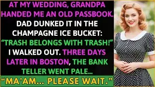 Dad Called Grandpa&rsquo;s Passbook &ldquo;Trash&rdquo; at My Wedding&mdash;3 Days Later, Boston&rsquo;s Bank Asked Me...