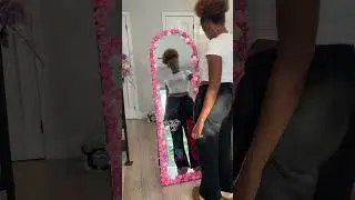 Strawberry Shortcake Clay Flower Mirror | Aesthetic DIY Room Decor Ideas