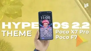 Новая тема HyperOS 2.2 для Poco X6 Pro / X7 Pro | Лучшая пользовательская тема 🔥