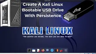 Создайте загрузочную USB-флешку Kali Linux с сохранением данных