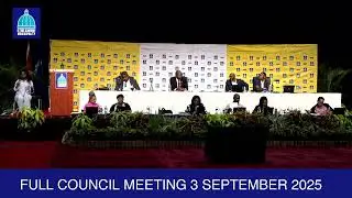 Special Council Meeting - 03 September 2025, Durban ICC