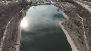 Drone view of Maple Avenue Park 