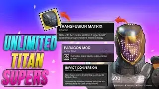 Destiny 2 Unlimited Titan Super Class Build *Code of the Missile*