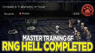 ★ 200 RUBIES w/ GENPOOL TEAM! BEAT Master Training F6 | Octopath Traveler Champions of the Continent