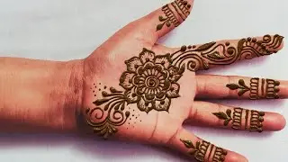Beautiful One side mehndi design | Latest 2026 mehandi design | Easy simple mehandi design |