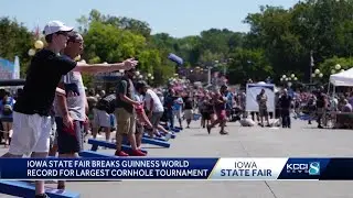 It's official: Iowa holds the record for the world's largest cornhole competition