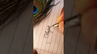 English handwriting | Anjali #shorts #youtubeshorts #viral