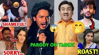 SHAMFUL! Pawan Singh is inappropriate touch to actress..😡 | Purav Jha Parody on TMKOC | FukraInsaan