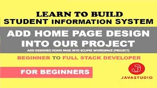 HOME PAGE DESIGN (Integration) - PART 3 | Student Information System | Part 18