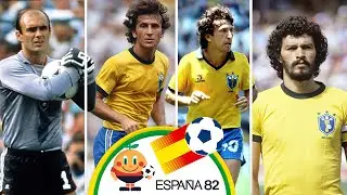 Brazil World Cup 1982 squad Then and Now | ESPANA 82