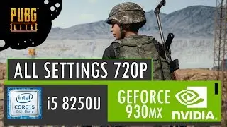 Asus A442UR | i5 8250U + 930MX + RAM 8GB | PUBG Lite - All settings