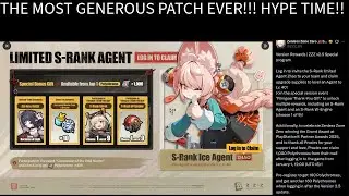 THE MOST GENEROUS PATCH EVER!! TON OF REWARDS!! FREE SKINS & MORE!!! (zenless zone zero)