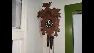 Did this Black Forest Cuckoo Clock fall off the wall?