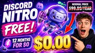 How to Get FREE DISCORD NITRO 12 Months Legally in 2026 - Discord Nitro Free Mobile (iPhone Android)