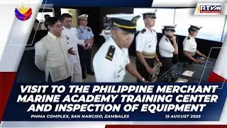 Visit to the Philippine Merchant Marine Academy Training Center and Inspection of Equipment 08/15/25