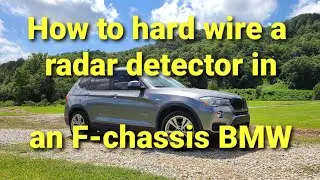 Hard wiring a Radar Detector in the BMW (F25, F30, F22 etc)