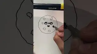 Cute ￼ cookie  #art #simple ￼#create #drawing #popular #posca #posca #viral #cute