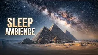 Ancient Egyptian Music for Sleep | Pyramids Under the Stars (2 Hours Night Ambient)
