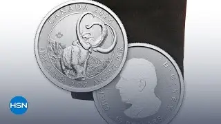 Канадская серебряная монета 2 унции 