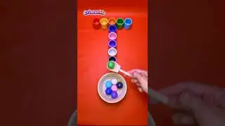 Wooden Ball Sorting Magic - Forming the Letter 'T' #asmr #shorts #satisfying