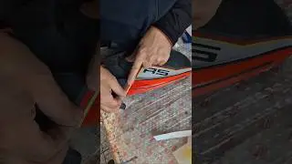Ducati Multistrada V4RS mudguard - decals application tutorial  #ducati #motorcycle #custom #sticker