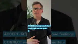 ACT in 29 seconds with Dr Joe Oliver - A quick way to think about acceptance and commitment therapy