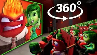 Inside Out 2 360&deg; - CINEMA HALL | 4K VR 360 Video [ ANGER & DISGUST EDITION ]
