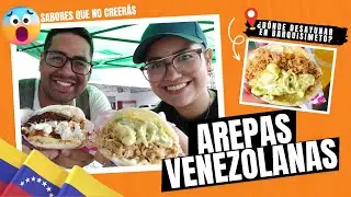 Fuimos a comer AREPAS VENEZOLANAS🫓🇻🇪 | DESAYUNO VENEZOLANO en una AREPERA de BARQUISIMETO🤤