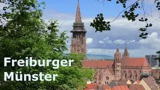 Freiburger Münster -  Freiburg im Breisgau -  Kathedrale - impressive cathedral - 4K Video