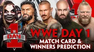 WWE DAY 1 || MATCH CARD AND WINNERS PREDICTION