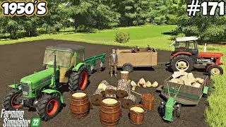 1950'S. Plowing with 