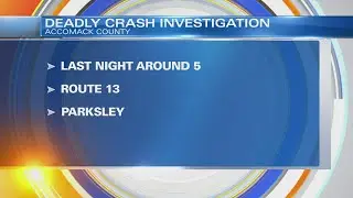Person dies multi-vehicle crash in Accomack County