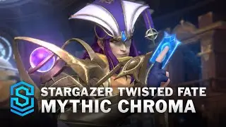 Stargazer Twisted Fate Mythic Chroma Wild Rift Skin Spotlight