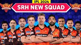 IPL 2024 | Sunrisers Hyderabad Full Squad | SRH Full Squad 2024 | SRH Team New Players List 2024