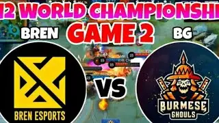 BG VS BREN [GAME 2] M2 GRAND FINALS - PHILIPPINES VS MYANMAR