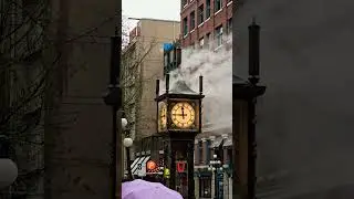 Steam clock of Gastown #gastown #steamclock #tranquilityjourney #vancouvertourism