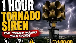 Most TERRIFYING 1 hour Tornado Siren EVER! 
