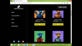 Get free 🎆🎈Quantum Ape Club NFT 🎆🎈 Best nft game and earn passice imcome get 10 busd with free code