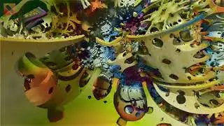3D Animated Fractals -abox mod11 rotVaryV1 (Mandelbulber) [KompAddicted]