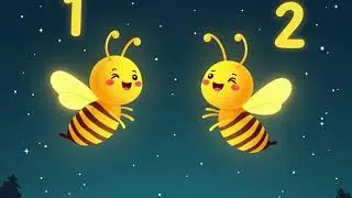 Glow Glow Fireflies Song, a soft  counting video created especially for preschool children.