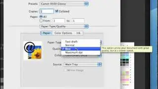 Turning off color management HP B9180, OSXLeopard
