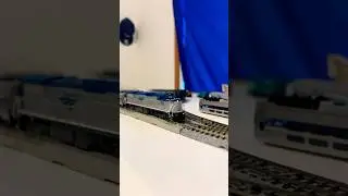 My new n scale Amtrak dash 8 with DCC sound atlas